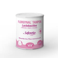 Saforelle Florgynal Tampons Normal avec lactobacilles Sans applicateur x12