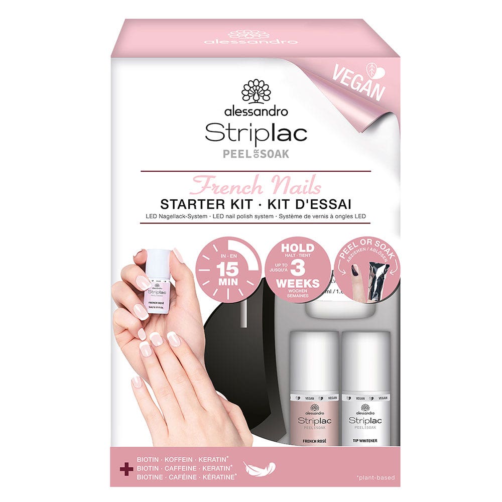 Alessandro Striplac Kit French Manucure Peel Or Soak Semi-permanent