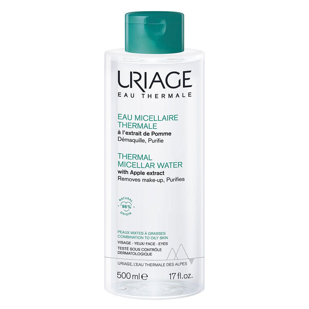 Uriage Hygiène visage Eau Micellaire Thermale Peaux Mixtes A Grasses 500ml