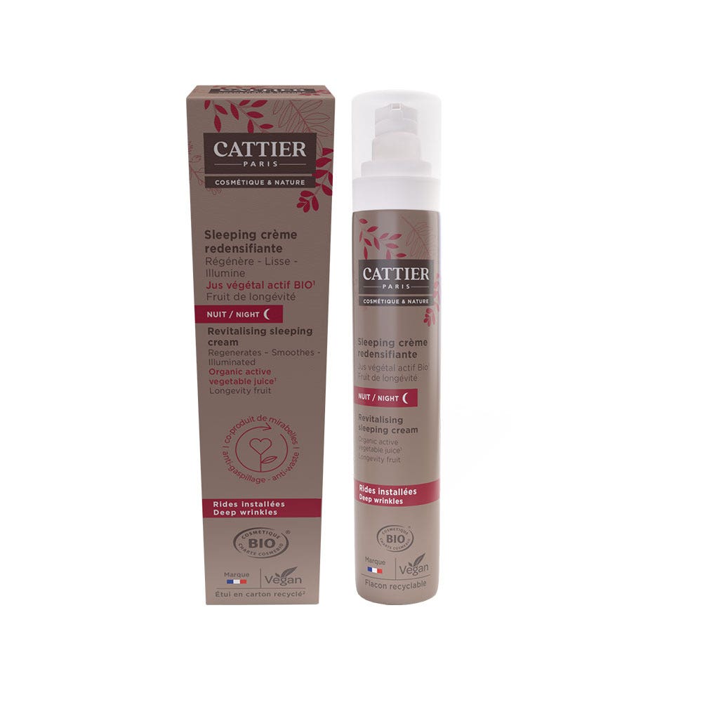 Cattier Anti-Age Sleeping Crème Redensifiante Bio 50ml