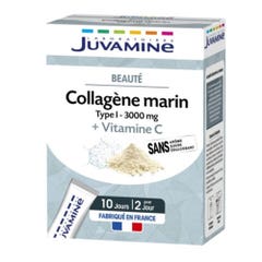 Juvamine Beauté Collagène Marin Type I 3000mg + Vitamine C 20 Sitcks