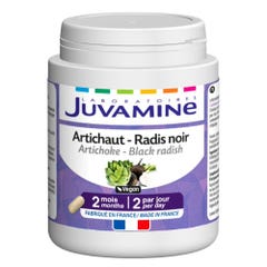Juvamine Artichaut Radis Noir 120 Gélules Végétales