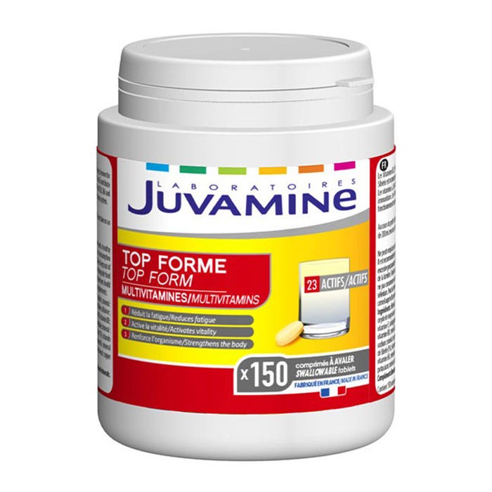 Juvamine Top Forme Multivitamines 23 Actifs 150 Comprimés