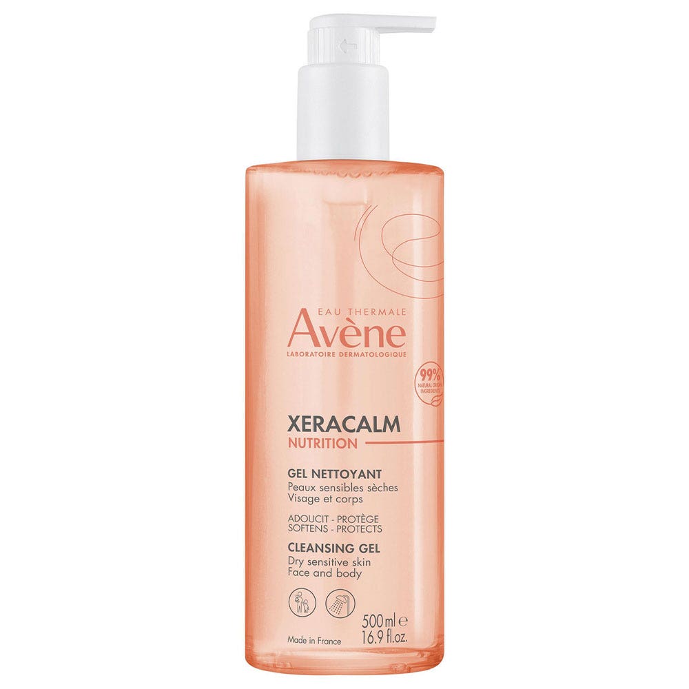 Avène Xeracalm Nutrition Gel Nettoyant Peaux sensibles sèches 500ml