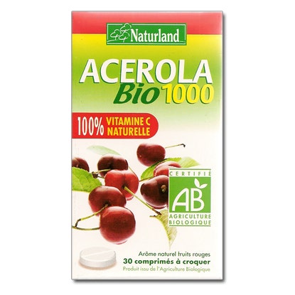 Nestlé HealthScience Acerola Bio 1000 30 Comprimes A Croquer Naturland