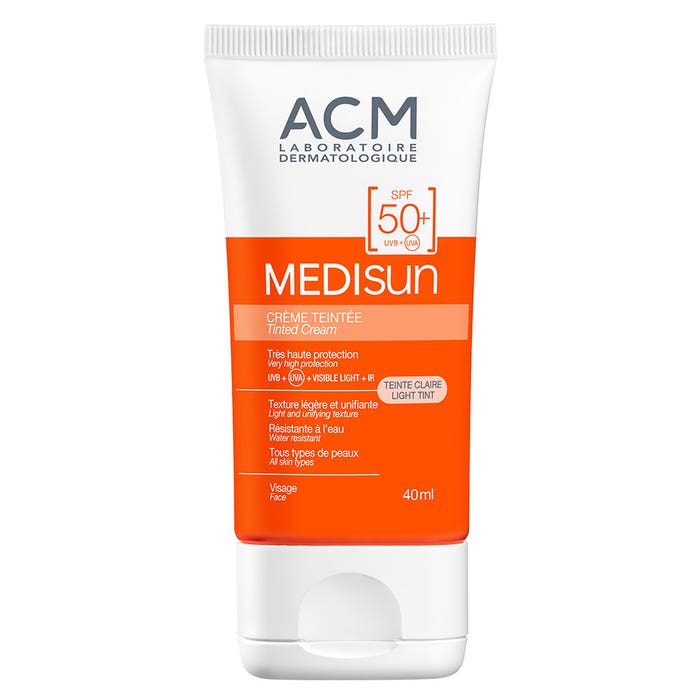 Acm Medisun Crème teintée SPF50+ -Teinte Claire 40ml