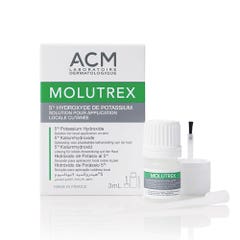 Acm Molutrex Solution pour application locale cutanée 5% hydroxyde de potassium 3ml