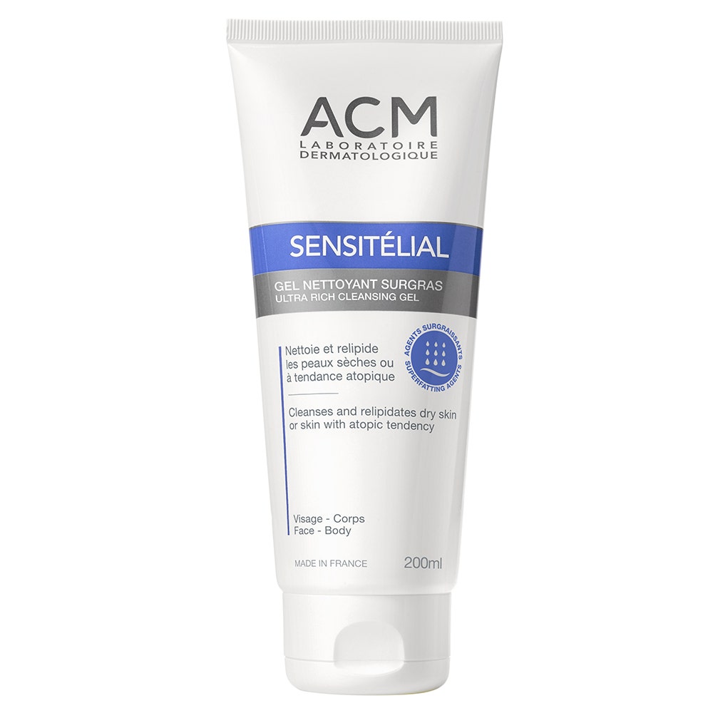 Acm Sensitelial Gel nettoyant surgras 200ml