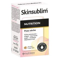 Nutreov Skinsublim Nutrition Peaux Sèches 40 Capsules