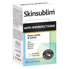 Nutreov Skinsublim Anti Imperfections Peau Nette & Saine 60 Comprimés