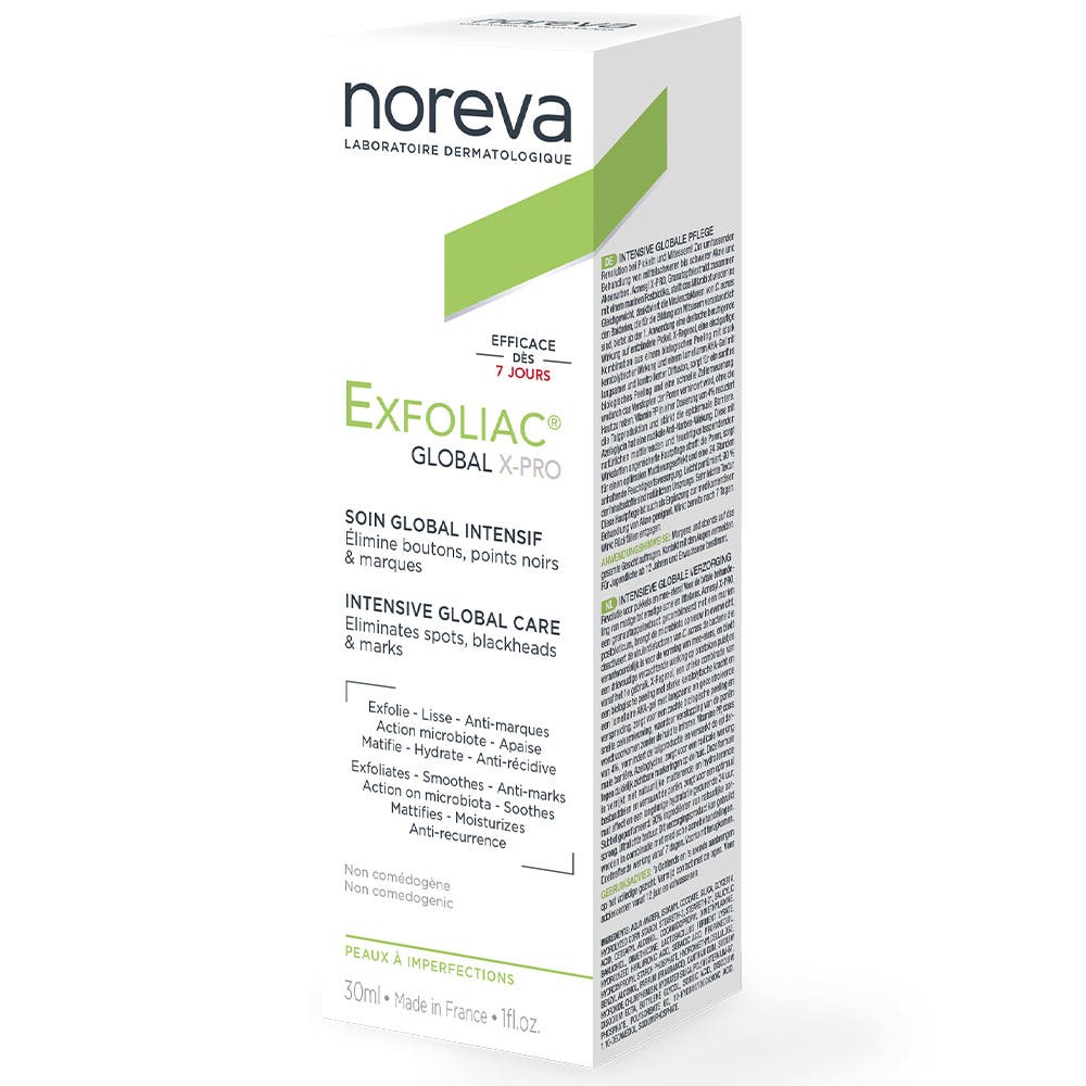 Noreva Exfoliac Global X-Pro Soin global intensif Peaux à imperfections 30ml