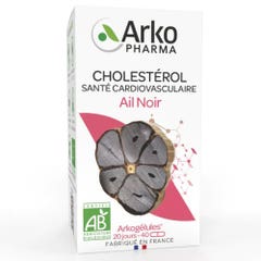 Arkopharma Arkogélules Cholestérol Ail Noir Bio 40 Gélules