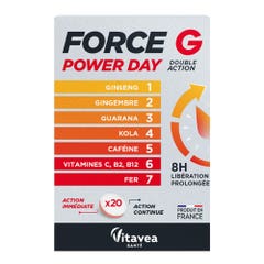 Vitavea Santé Force G Power Day Double Action 20 Comprimés