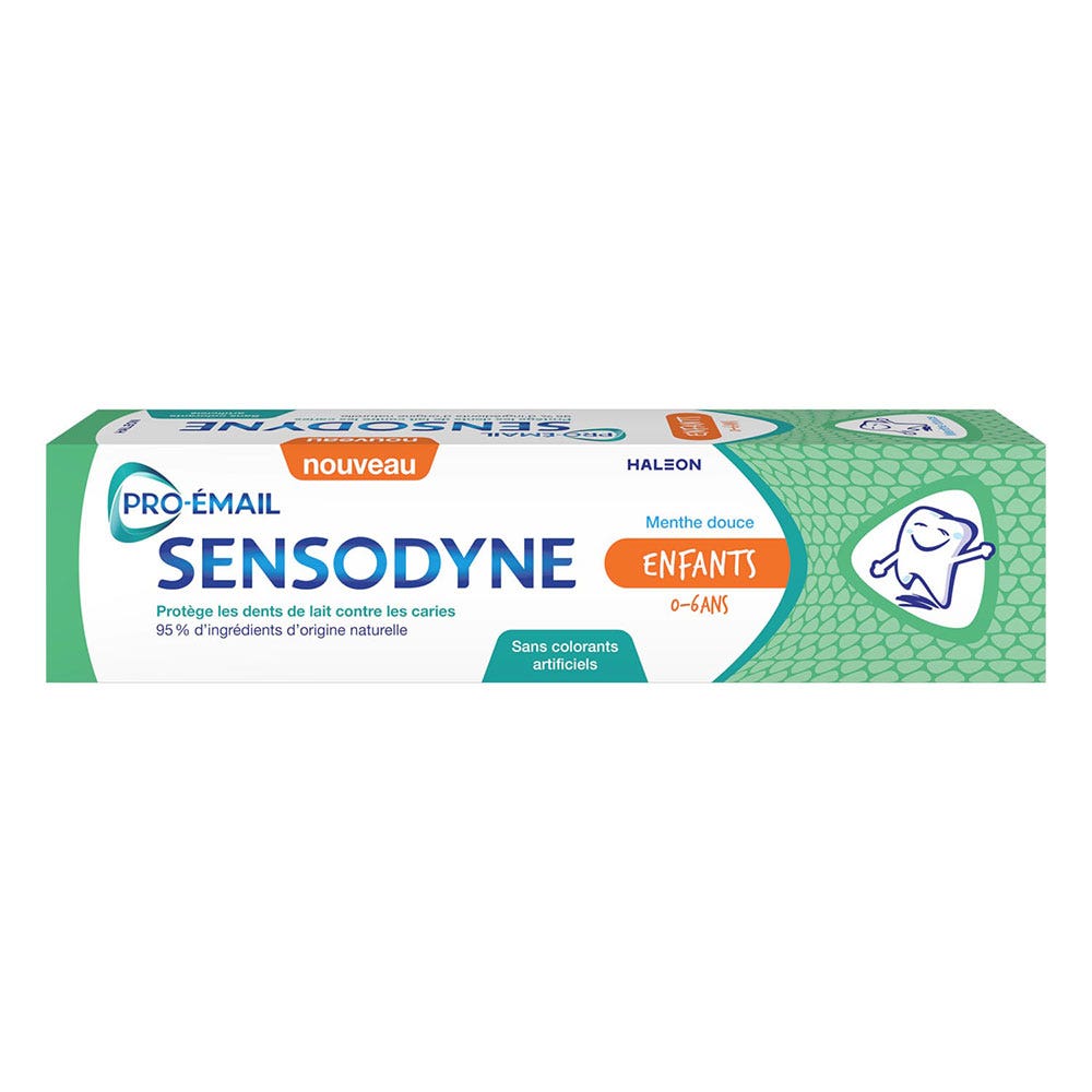 Sensodyne Pro-Email Dentifrice Enfants 0 à 6 Ans Menthe Douce 50ml