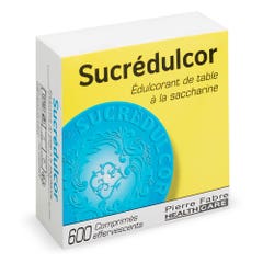 SUCREDULCOR EDULCORANT A LA SACCHARINE 600 COMPRIMES