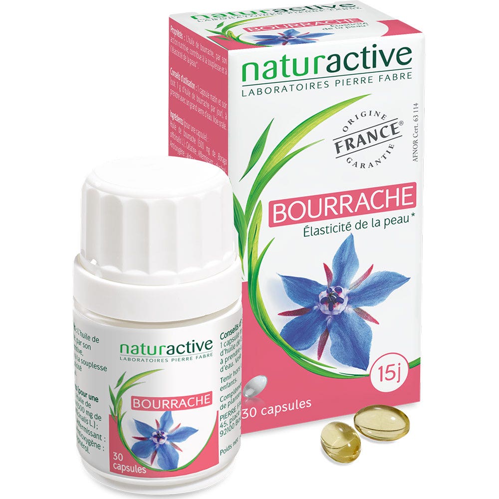 Naturactive Huile De Bourrache 30 Capsules
