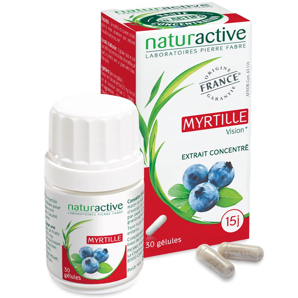 Naturactive Myrtille 30 Gelules