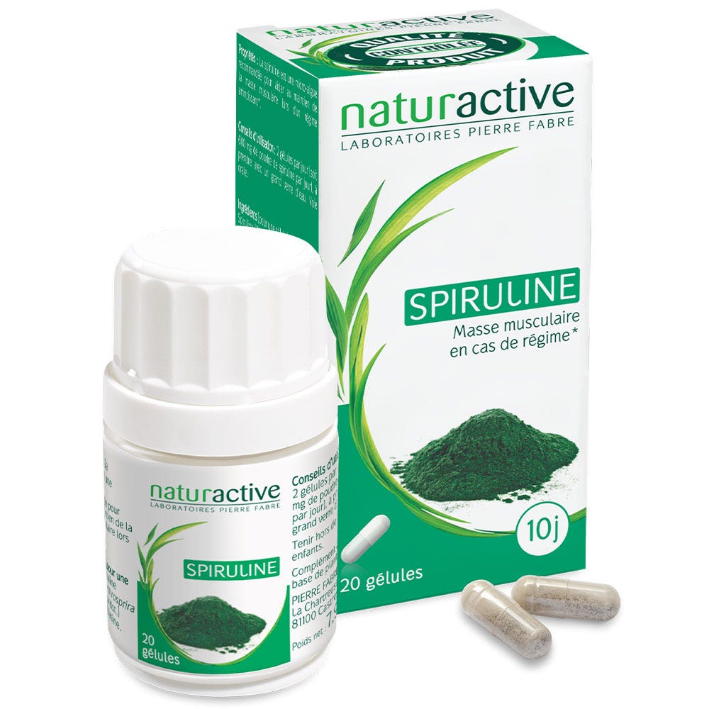 Naturactive Spiruline 20 Gelules