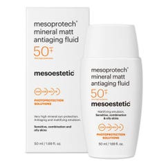 Mesoestetic Mesoprotech Mineral Matt Antiaging Fluid Spf50+ 50 ml
