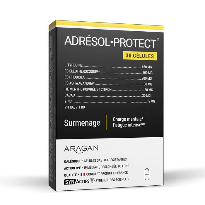 Aragan Synactifs Adrésol Protect Surmenage x30 gélules