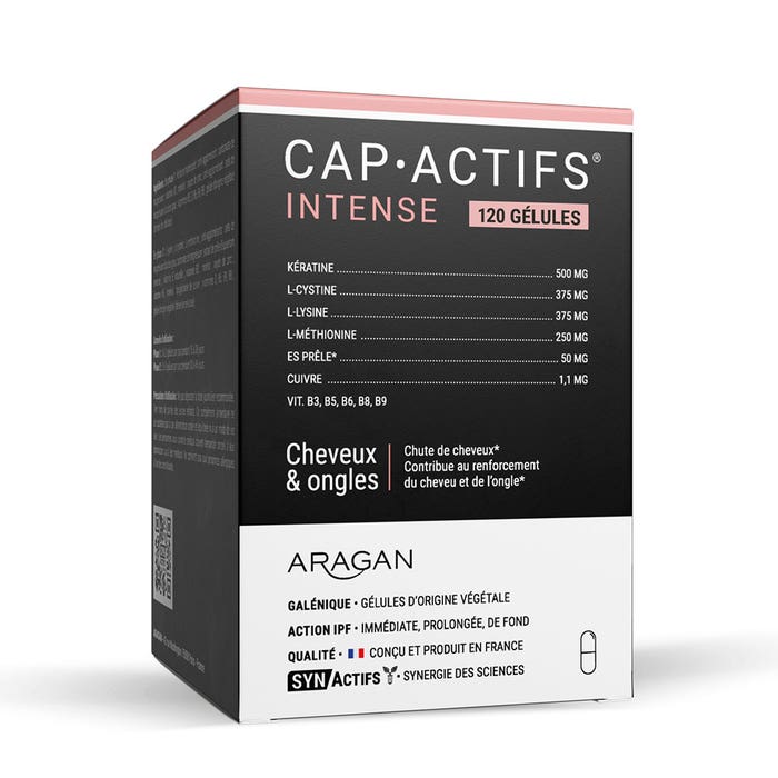 CapActifs Intense 120 Gelules Cheveux & ongles Synactifs