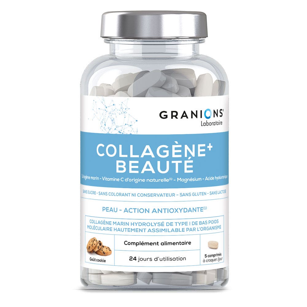 Granions Collagène+ beauté Cookie 120 comprimés à croquer