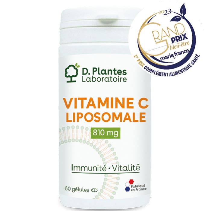 D. Plantes Vitamine C Liposomale 810mg 60 Gélules