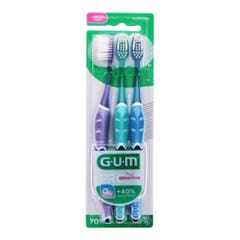 Gum Pro Sensitive Brosse à Dents Ultra-Souple 15/100e x3