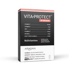 Aragan Synactifs Vitaprotect Multivitamines 30 gélules