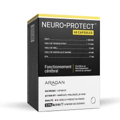 Aragan Synactifs Neuro-protect Fonctionnement Cérébral 60 Capsules