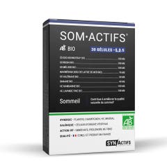 Aragan Synactifs SomActifs bio Sommeil 30 Gélules
