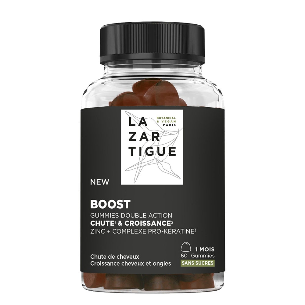 Lazartigue Boost Chute et Croissance Cheveux 60 Gummies
