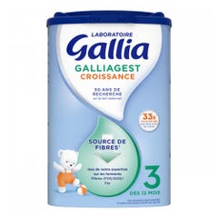 Gallia Galliagest Lait En Poudre Premium 3 Croissance 12 Mois à 3 Ans 800g