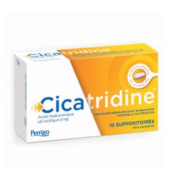 Cicatridine Suppositoires Cicatrisants A l'Acide Hyaluronique x10
