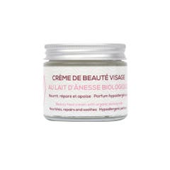 Oleanat Soins Douceur d'Antan Crème Beauté Visage Au Lait d'Anesse Bio 50ml