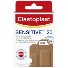 Elastoplast Sensitive Pansements Peaux Sensibles Peaux Métisses 2 Formats x20
