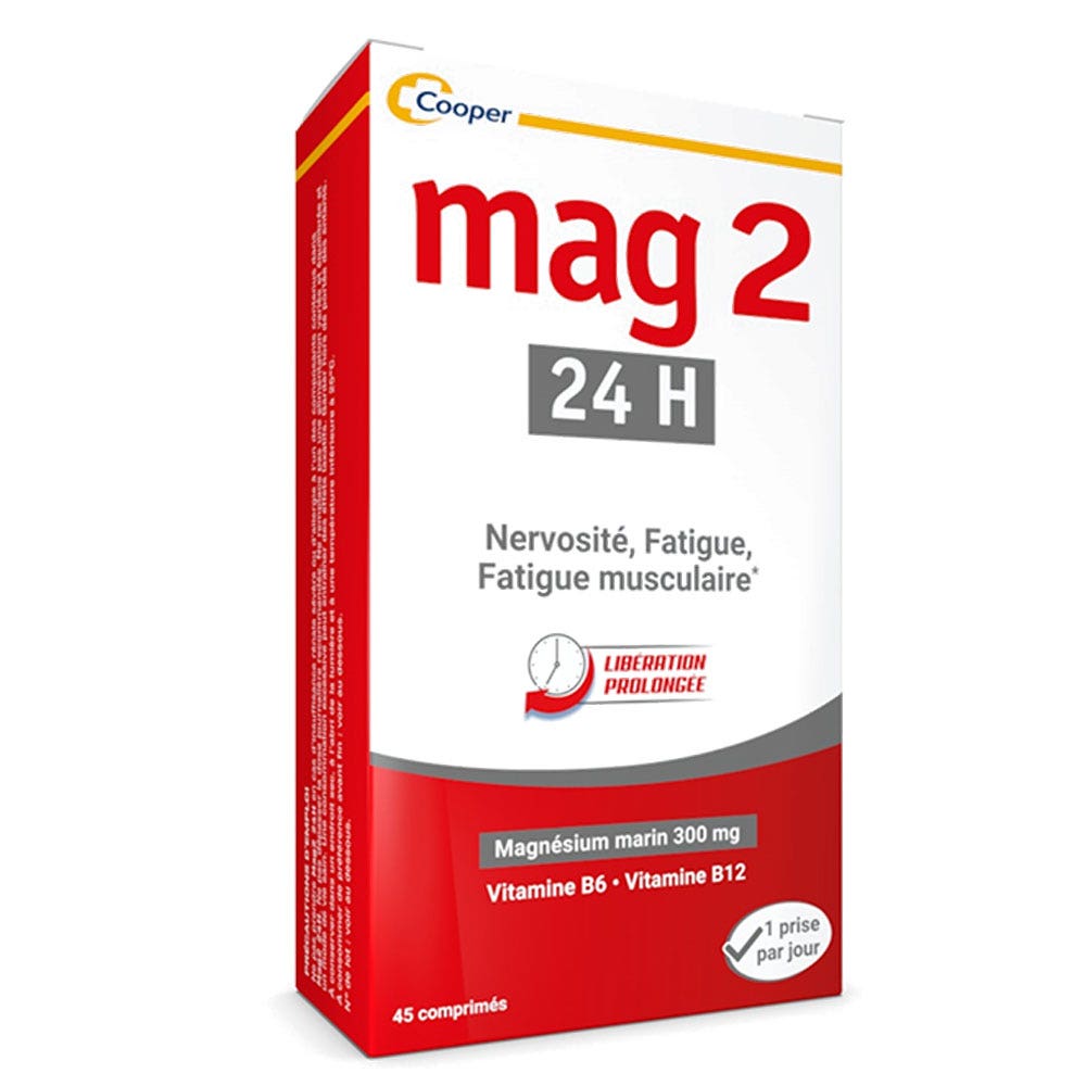 Lot De 2 Boîtes De Gommes Magnésium + Vitamine B6 MAG 2 - 90 Gommes - Date De Péremption 04/2026
