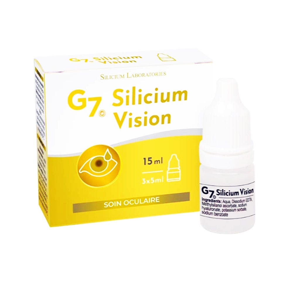 Silicium Laboratories Silicium G7 Vision Soin Oculaire 3x5ml