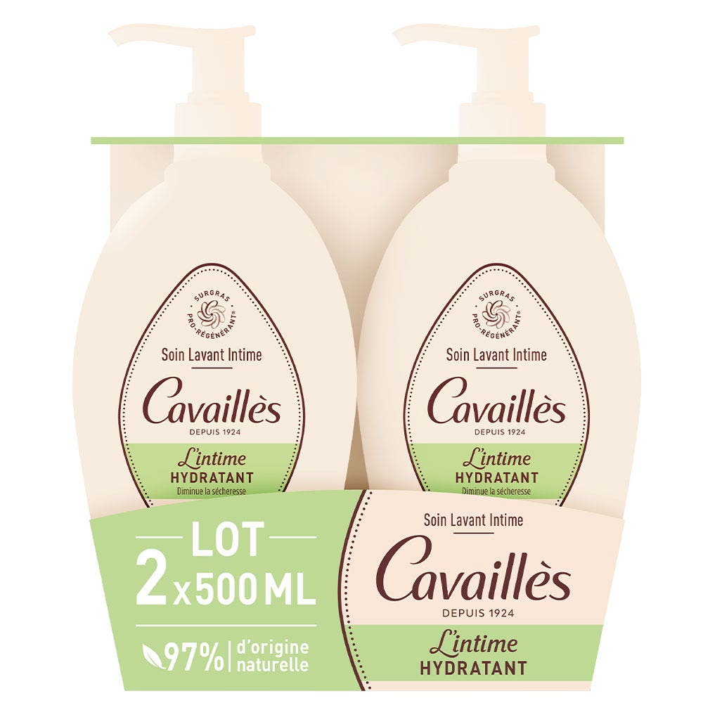 Rogé Cavaillès Intime Soin Lavant Hydratant Sécheresse 2x500ml