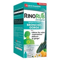 Forté Pharma RinoRub Solution Buvable Bronches et Gorge Eucalyptus 120ml