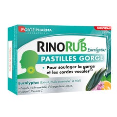 Forté Pharma RinoRub Pastilles Gorge Eucalyptus 20 Comprimés