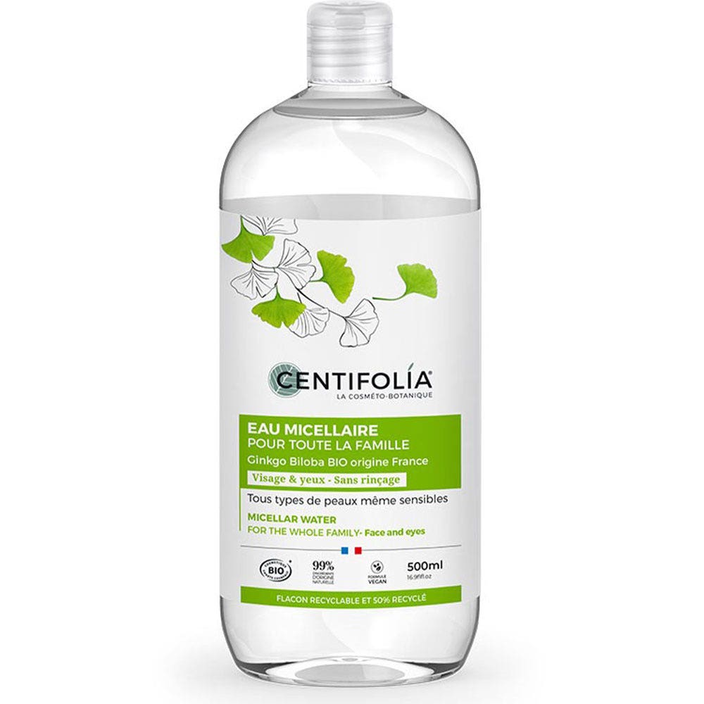 Centifolia Douceur et Hydratation Eau Micellaire Visage et Yeux Pour Toute La Famille 500ml