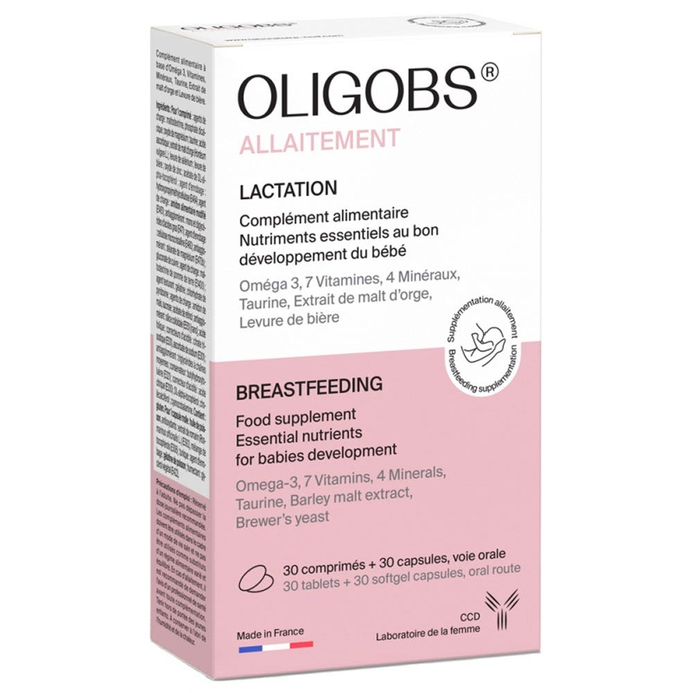 Ccd Oligobs Allaitement 30 Comprimes + 30 Capsules