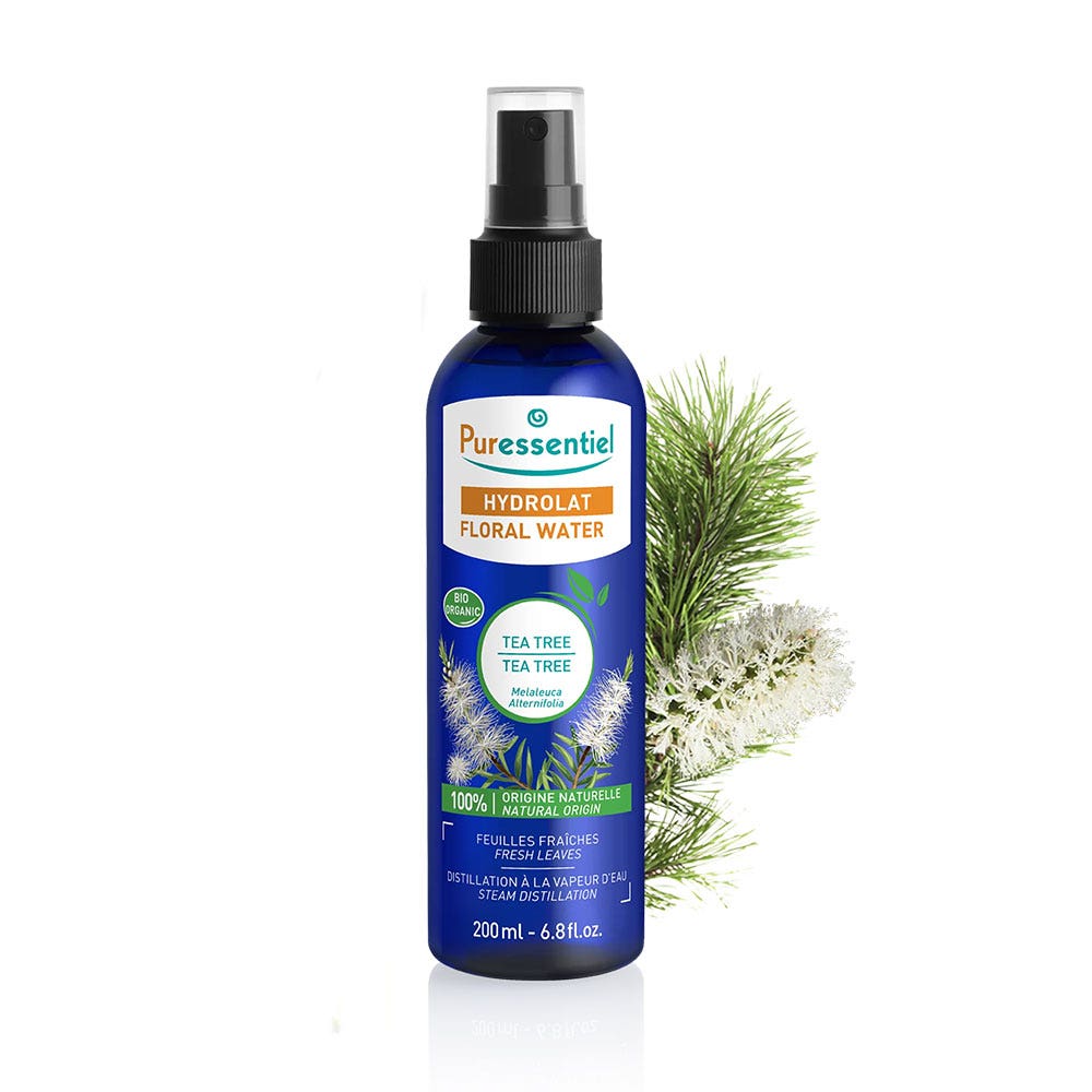Puressentiel Hydrolat Eau Florale Tea Tree Bio Peaux Grasses à Imperfections 200ml