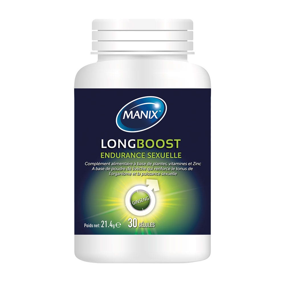 Manix Endurance Long Boost Sexuelle 30 gélules