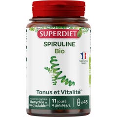 Superdiet Spiruline Bio 45 gélules
