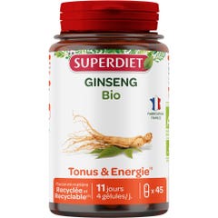 Superdiet Ginseng Bio 45 gélules