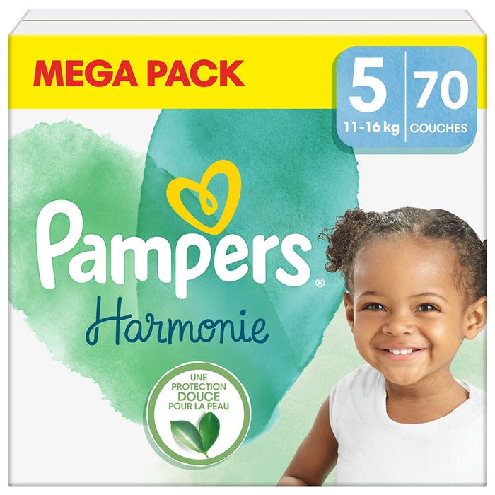 Pampers Harmonie Couches Taille 5 11-16kg x70