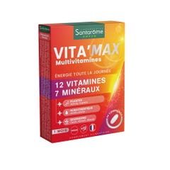 Santarome Vita'max Multivitamines A Partir de 12 Ans 30 Comprimés