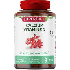 Superdiet Calcium-Vitamine D 150 gélules